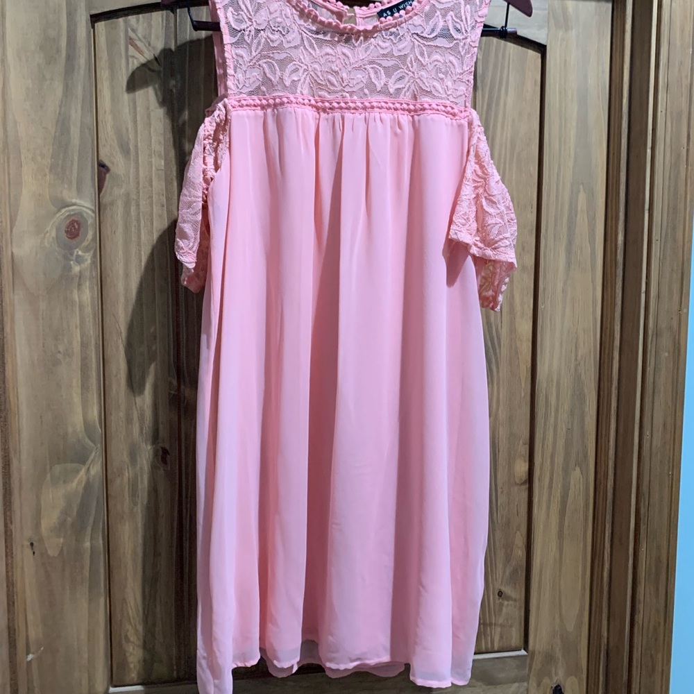 Cold shoulder dress